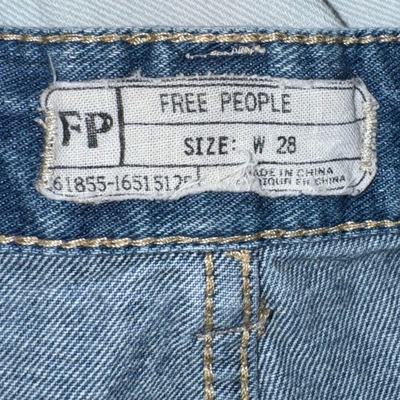 Free People denim shorts. Size 28 - Picture 3 of 4